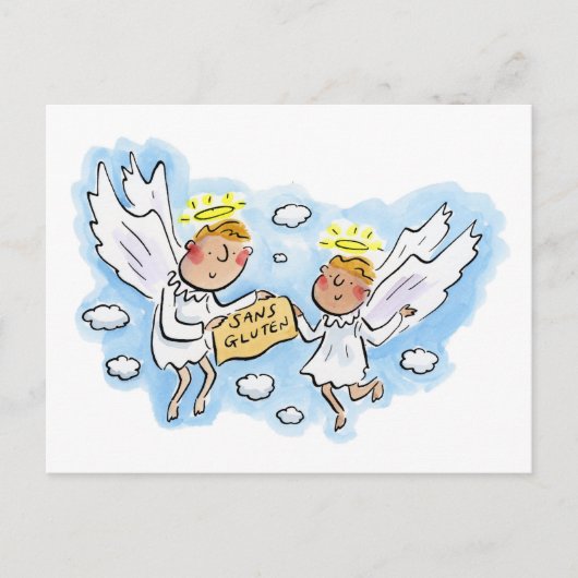 Sans gluten postkarte (Vorderseite)