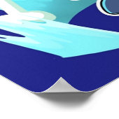 Sans Undertale Skeleton Coole Pixel-Kunst wird fau Poster (Ecke)