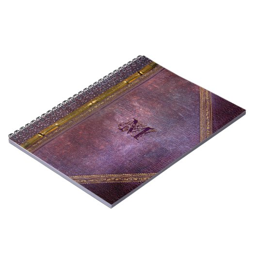 Sanscartier viktorianisches Monogramm Notizblock (Linke Seite)