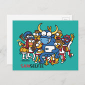 Sanselfie Postkarte (Vorne/Hinten)