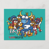 Sanselfie Postkarte (Vorderseite)