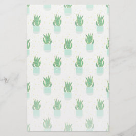 Sansevieria Schlange Pflanze drucken Briefpapier