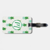 Sansevieria Schlange Pflanze drucken Gepäckanhänger (Rückseite horizontal)