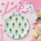 Sansevieria Schlange Pflanze drucken Pappteller (Party)