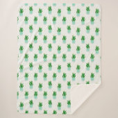 Sansevieria Schlange Pflanze drucken Sherpadecke (Vorderseite)