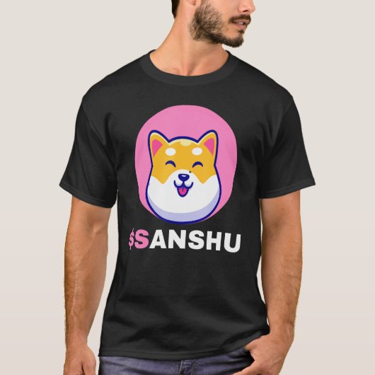 Sanshu Sanshu Inu-Münzen Kryptowährung Krypto T-Shirt (Vorderseite)