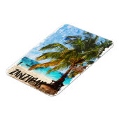 Sansibar Africa Tropical Beach Travel Foto Magnet (Linke Seite)