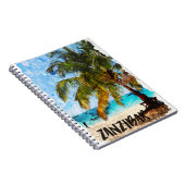 Sansibar Africa Tropical Beach Travel Foto Notizblock (Rechte Seite)