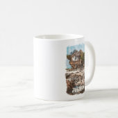 Sansibar Africa Watercolor Kaffeetasse (VorderseiteRechts)