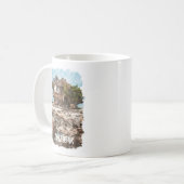 Sansibar Africa Watercolor Kaffeetasse (Vorderseite Links)