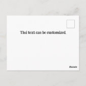 Sansibar Africa Watercolor Postkarte (Rückseite)