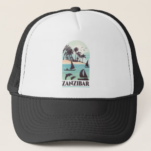 Sansibar Afrika Vintag Truckerkappe