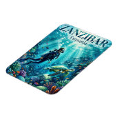 Sansibar-Archipel Tansania Magnet (Linke Seite)