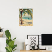 Sansibar Brise – Vintage Ostafrika Poster (Heimbüro)