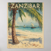 Sansibar Brise – Vintage Ostafrika Poster (Vorne)