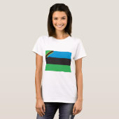 Sansibar-Flagge T-Shirt (Vorne ganz)