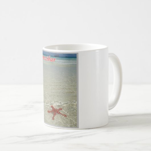Sansibar - Meerblick - Starfish - Kaffeetasse (VorderseiteRechts)