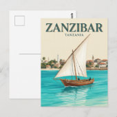 Sansibar, Stone Town, Unguja Postkarte (Vorne/Hinten)