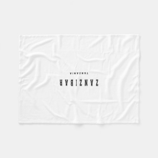 Sansibar Tansania Fleecedecke (Vorderseite (Horizontal))