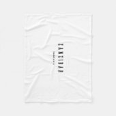 Sansibar Tansania Fleecedecke (Vorderseite)