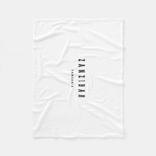 Sansibar Tansania Fleecedecke (Vorderseite)