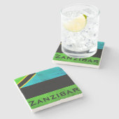 Sansibar, Tansania (Indischer Ozean) Steinuntersetzer (Seitenansicht)