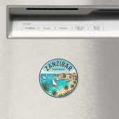 Sansibar Tansania Magnet (In Situ (Geschirrspüler))