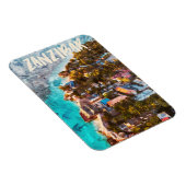Sansibar Tansania Ocean View Travel Magnet (Rechte Seite)