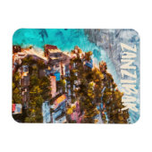 Sansibar Tansania Ocean View Travel Magnet (Horizontal)