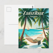 Sansibar Tansania Postkarte (Vorne/Hinten)