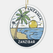 Sansibar Tansania Vintag Keramik Ornament (Links)