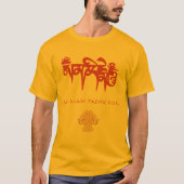 Sanskrit Beschwörungsformel und irgendeine Farbe, T-Shirt (Vorderseite)