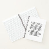 Sanskrit Mantra For Peace Notizblock (Innenseite)