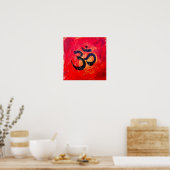 Sanskrit Om Symbol Poster (Küche)