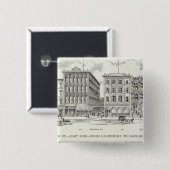 Sansome East Side California und Sacramento Button (Vorne & Hinten)