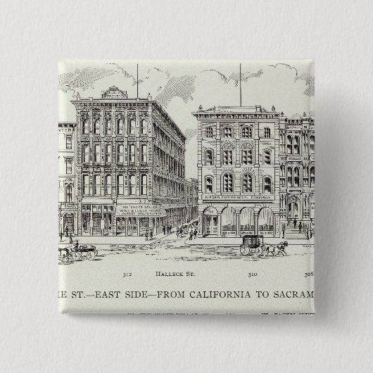 Sansome East Side California und Sacramento Button (Vorderseite)