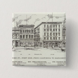 Sansome West Side California und Sacramento Button