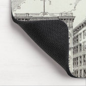Sansome West Side California und Sacramento Mousepad (Ecke)