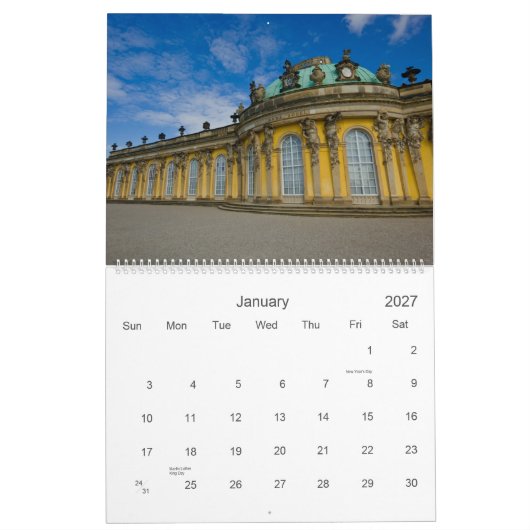 Sanssouci 2010 Kalender (Jan 2027)