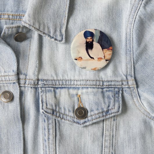 Sant Jarnail Singh Ji Khalsa Bhindranwale Button (Beispiel)