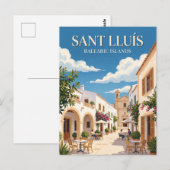 Sant Lluís Spanien Postkarte (Vorne/Hinten)