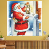 Santa 001 leinwanddruck (Insitu (Wohnzimmer))