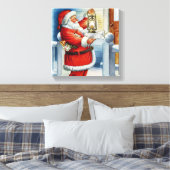 Santa 001 leinwanddruck (Insitu (Schlafzimmer))
