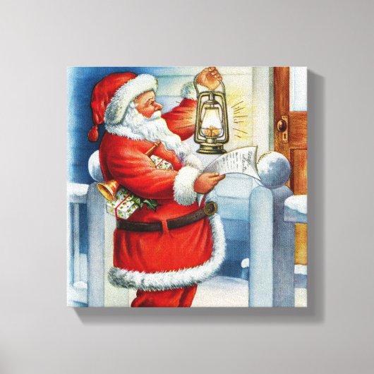 Santa 001 leinwanddruck (Vorderseite)