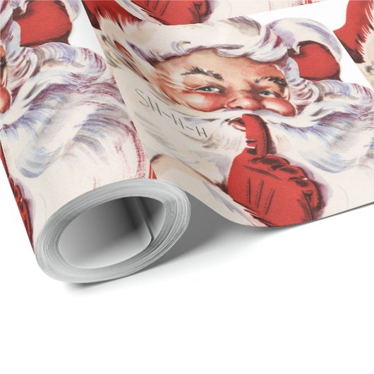 Santa 002 geschenkpapier (Rolleneckpunkt)