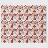Santa 002 geschenkpapier (Flach)