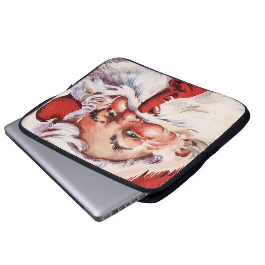 Santa 003 laptopschutzhülle (Vorne Knopf)