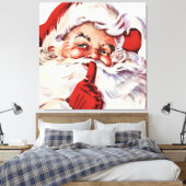 Santa 003 leinwanddruck (Insitu (Schlafzimmer))