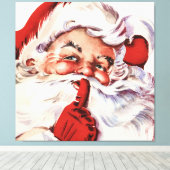 Santa 003 leinwanddruck (Insitu (Holzboden))