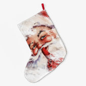 Santa 023 großer weihnachtsstrumpf (Rückseite (Hängend))
